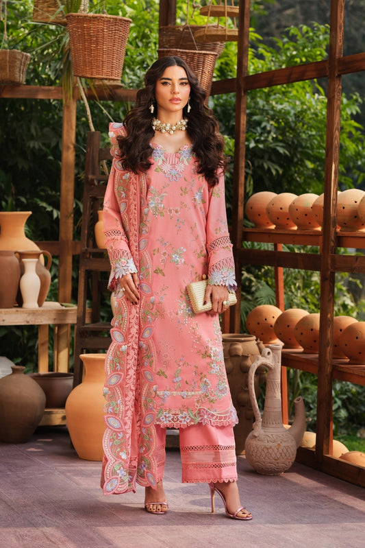 Maryam Hussain | Luxury Lawn 26 | Dimple - Luxury Dress - available at Maria Faisal in UK and USA.