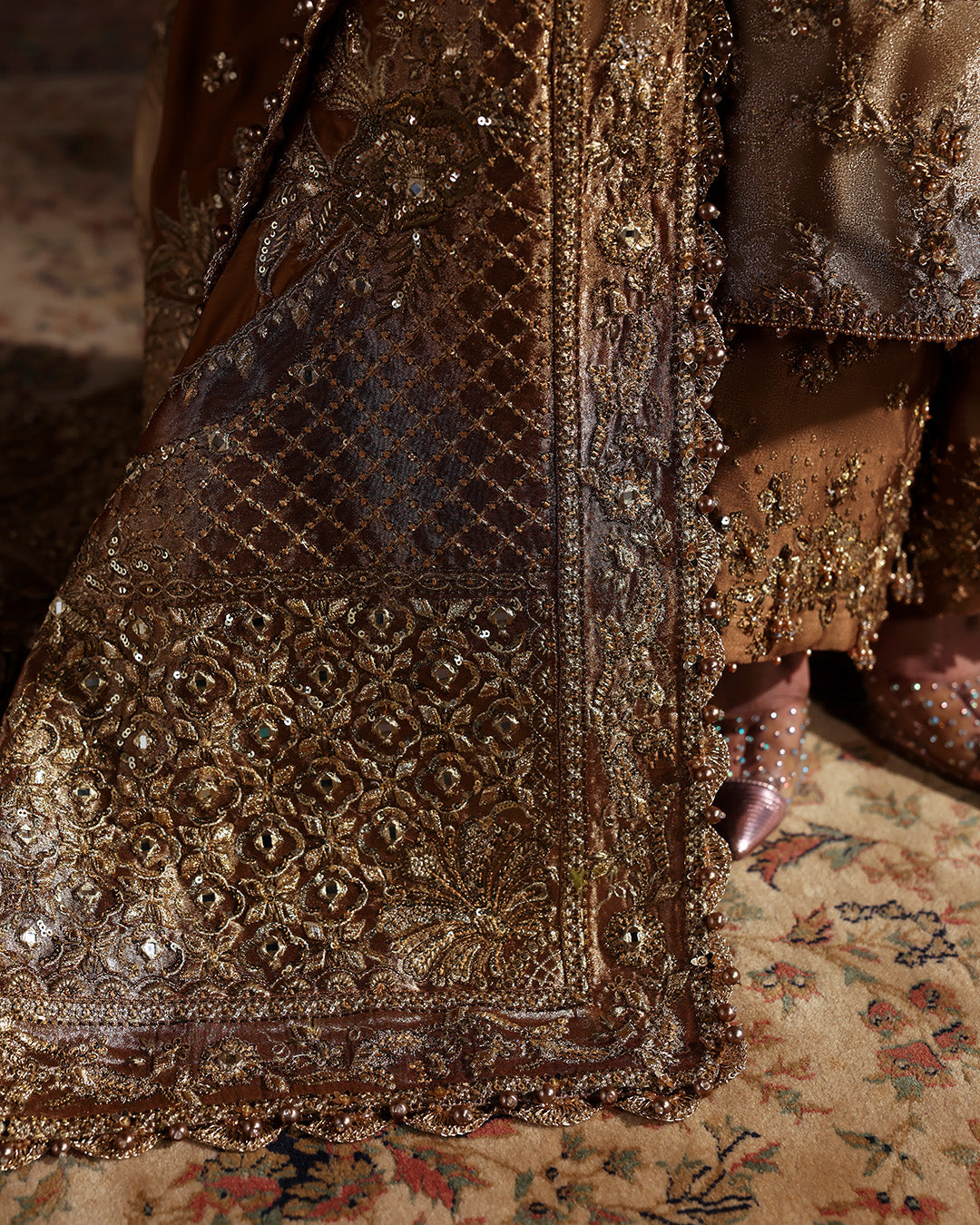 Faiza Saqlain | Zaeva Wedding Formals | Reit - Wedding Dress - available at Maria Faisal in UK and USA.