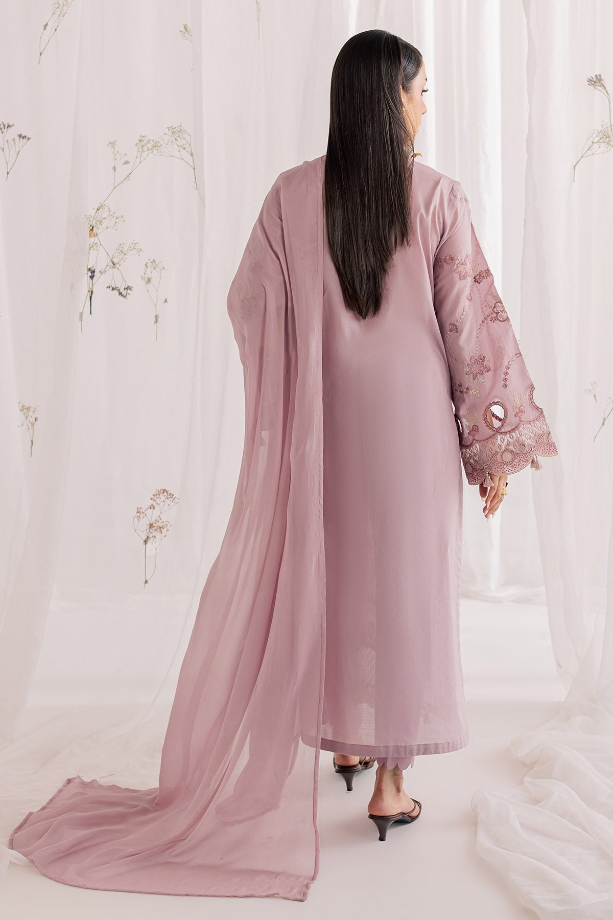 Nureh | Shades of Summer | NP-797 - Luxury Dress - available at Maria Faisal in UK and USA.