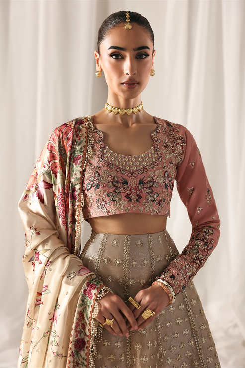 Emaan Adeel | Serein Luxe Silk | SOFT GLIMMER - Formal Dress - available at Maria Faisal in UK and USA.