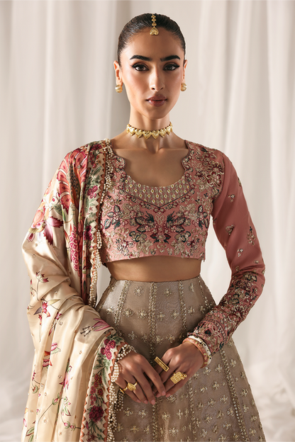 Emaan Adeel | Serein Luxe Silk | SOFT GLIMMER - Formal Dress - available at Maria Faisal in UK and USA.