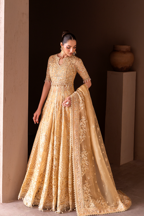 Emaan Adeel | Clay Couture | SEREN - Formal Dress - available at Maria Faisal in UK and USA.