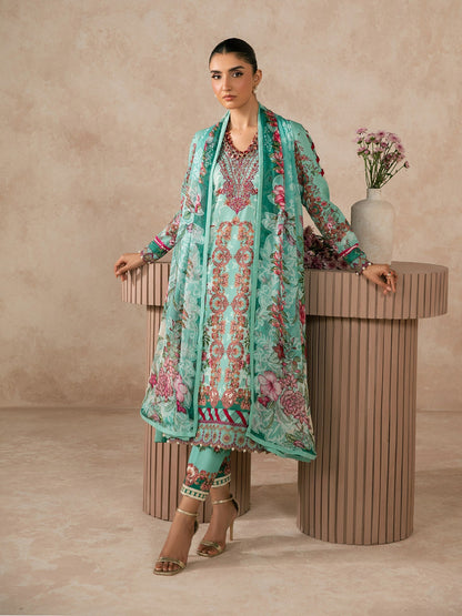 Gulaal | Syra Lawn 26 | Vaila D - 4 - Luxury Dress - available at Maria Faisal in UK and USA.