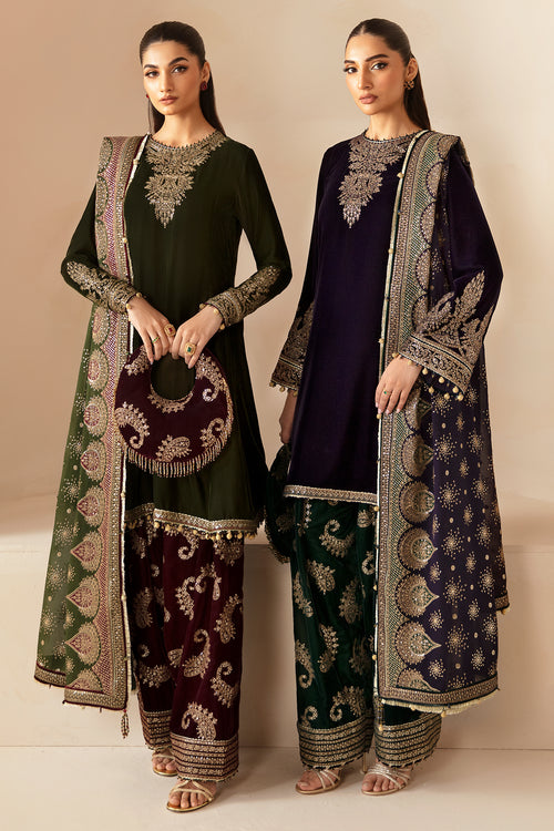 Jazmin | Velvet Edit 24 | VF-2029 - Ladies Clothes - Maria Faisal