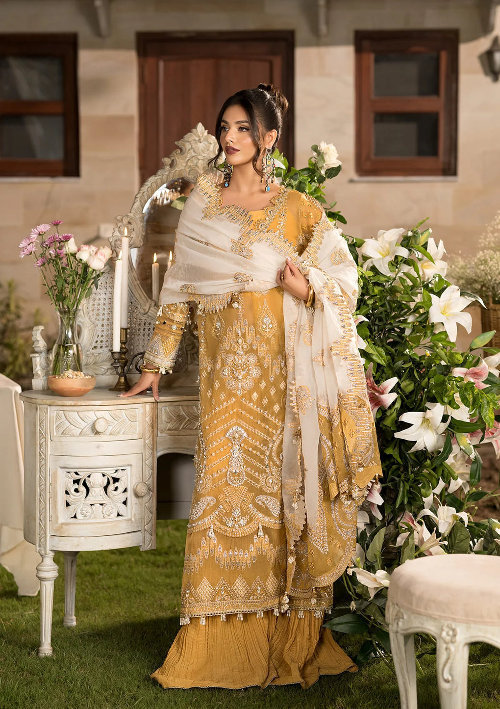 Elaf Premium | Formal Handwork Collection | EFH-07 SAHAR - Ladies Clothes - Maria Faisal