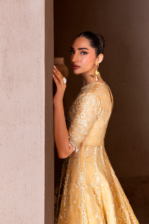 Emaan Adeel | Clay Couture | SEREN - Formal Dress - available at Maria Faisal in UK and USA.