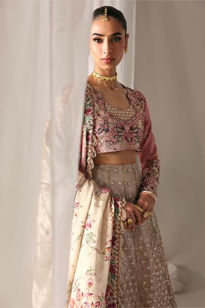 Emaan Adeel | Serein Luxe Silk | SOFT GLIMMER - Formal Dress - available at Maria Faisal in UK and USA.