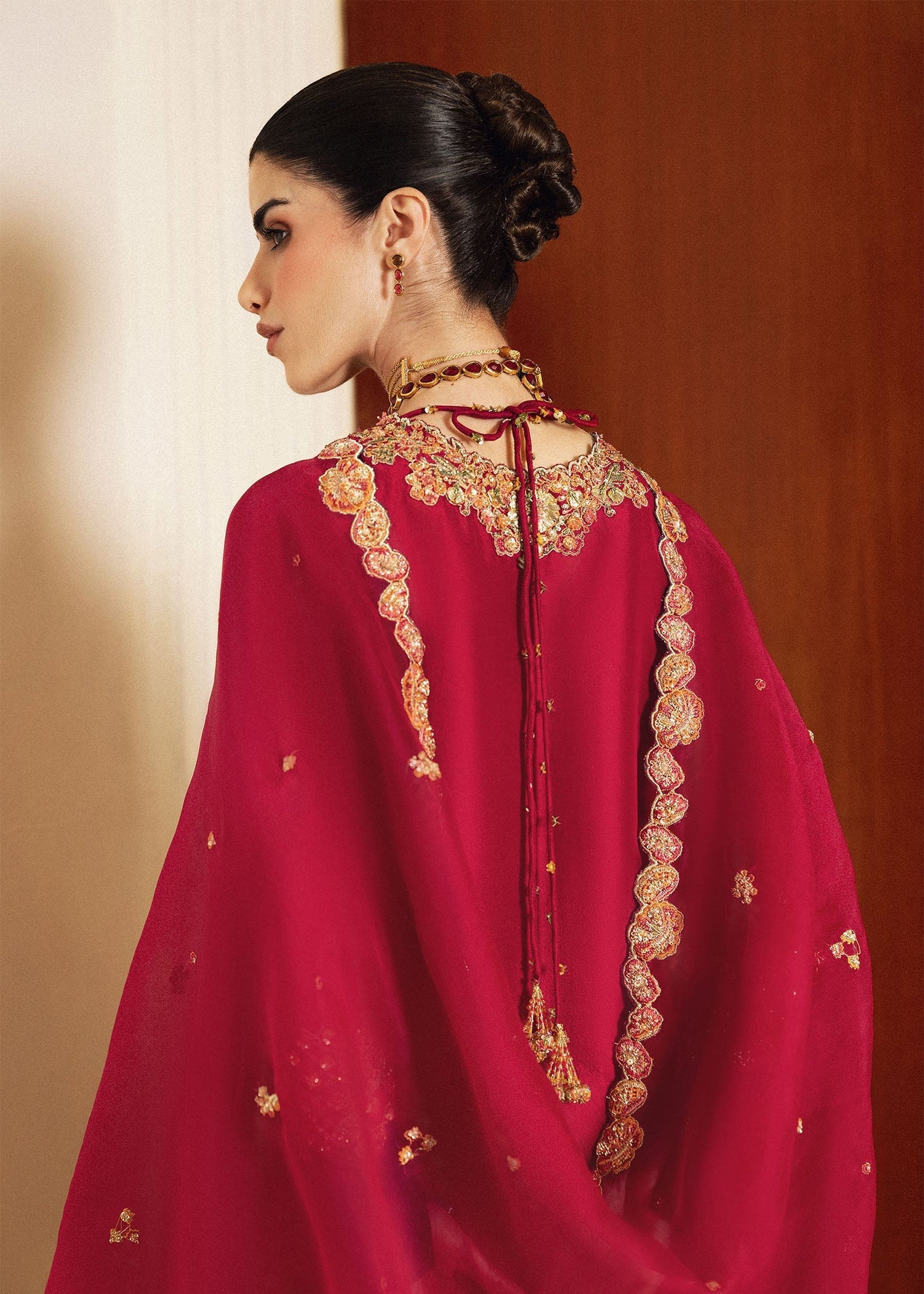 Hussain Rehar | Luxury Pret 26 | Luniere - Luxury Dress - available at Maria Faisal in UK and USA.