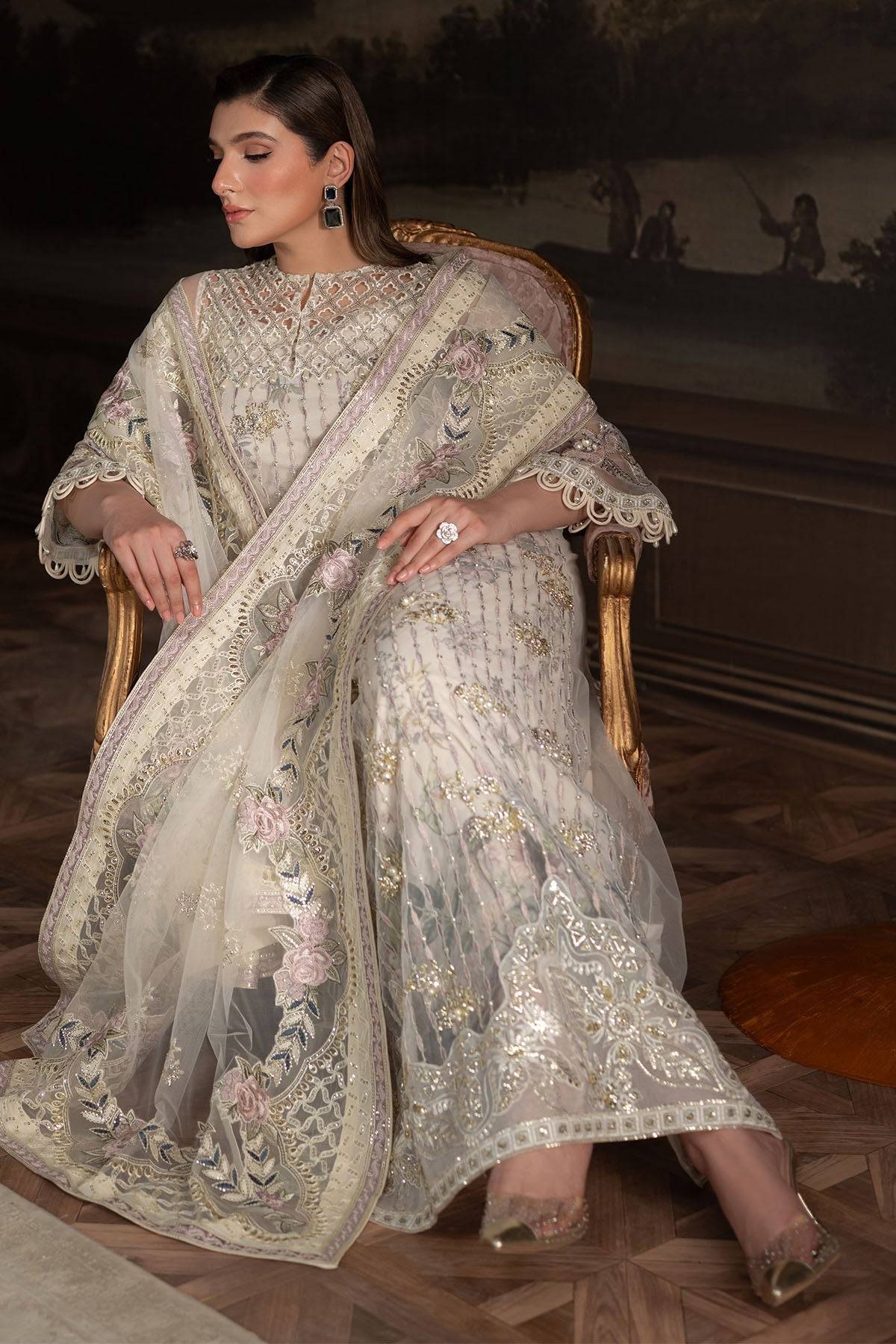Nureh | Elanora Formals 25 | NEL-69 by Maria Faisal - Registered Vendor of : Nureh - type : Ladies Clothes - 100% original wedding dresses