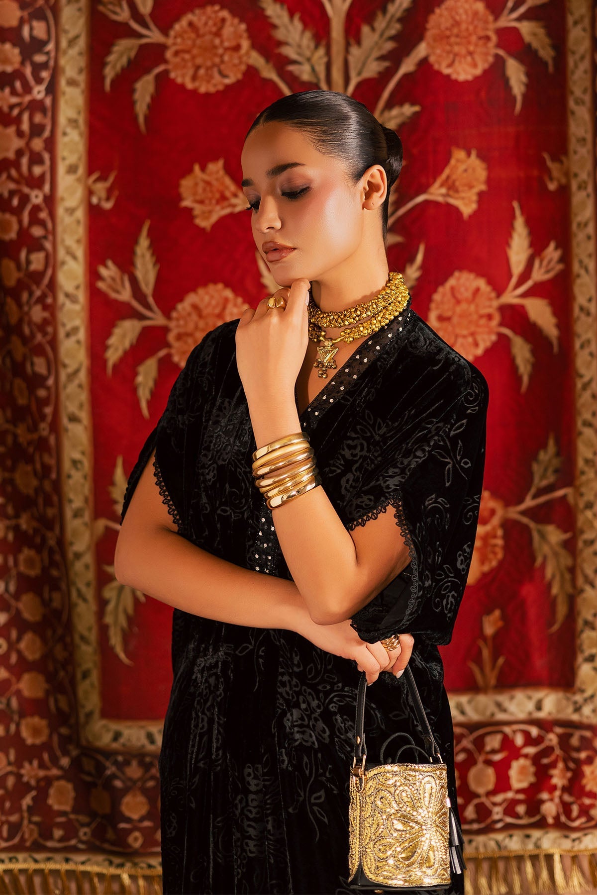 NU2-193 – authentic Pakistani dress from the Ballerina Winter 25 collection for women in the UK