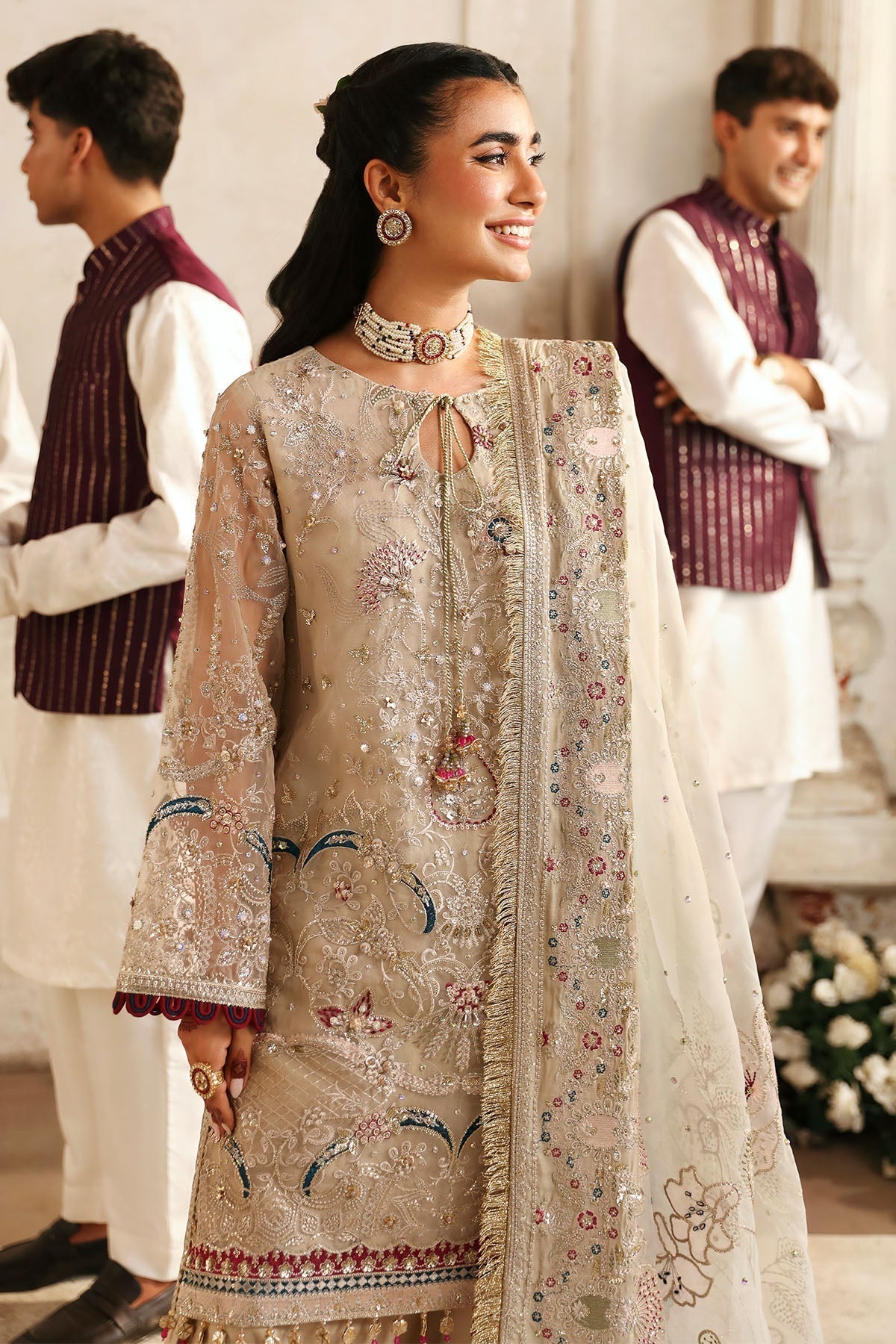 Nureh | Jhoomro Wedding Formals | NL-72 CHANDNI - Wedding Dress - Maria Faisal