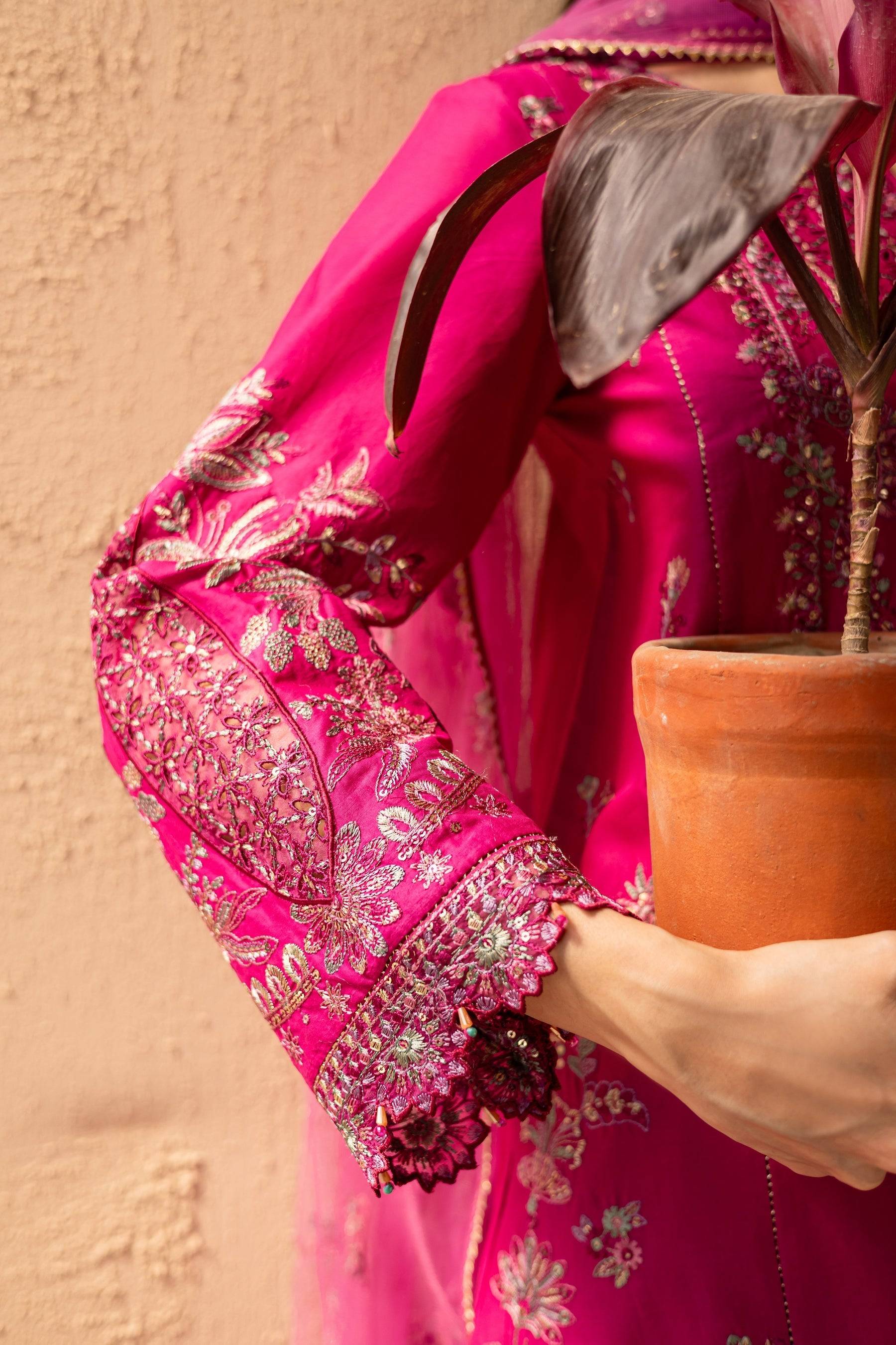 Batik | Nyra Embroidered Summer Solids |Dastak by Maria Faisal - Registered Vendor of : Batik - type : Ladies Clothes - 100% original wedding dresses