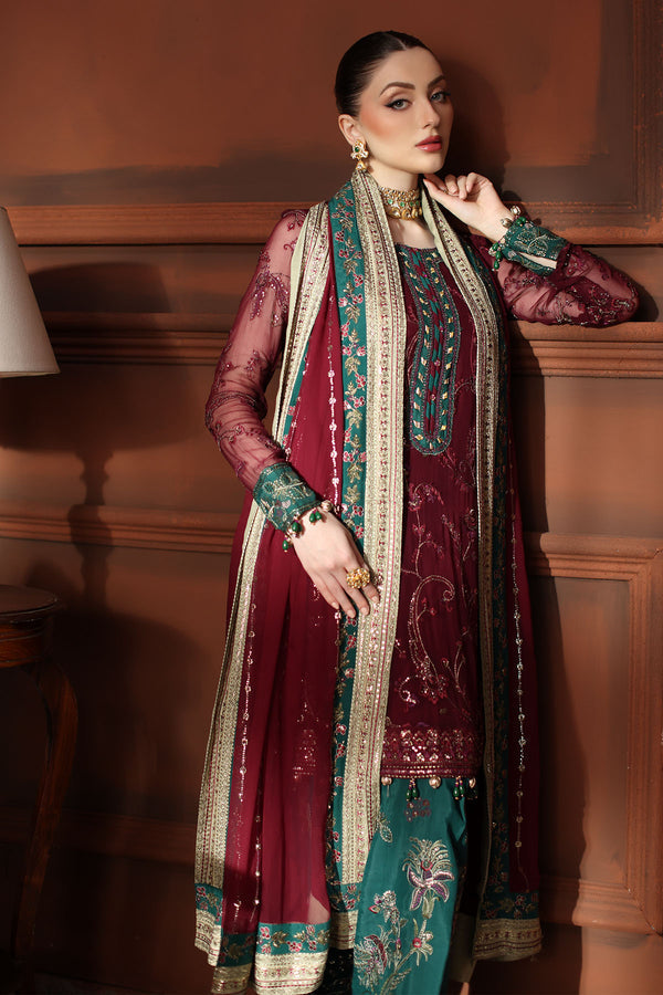 Nureh | Alfaaz Formals | NL-90 - Formal Dress - available at Maria Faisal in UK and USA.