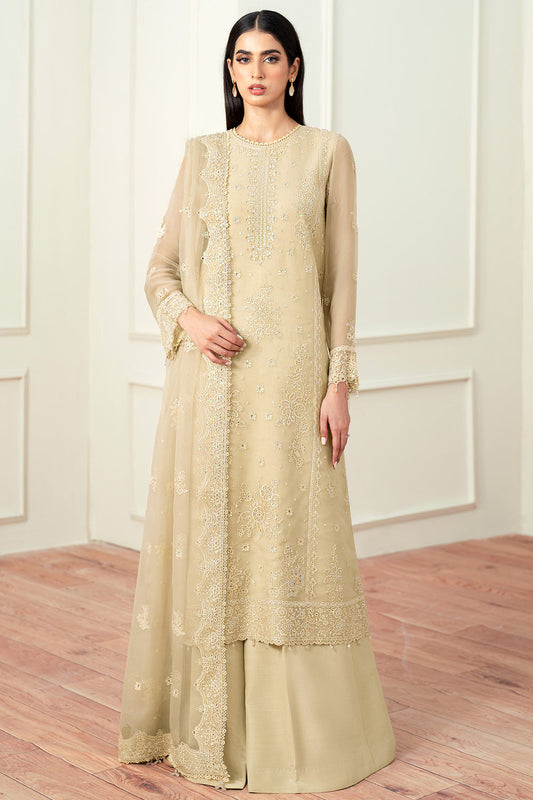 Farasha | Essence Formals 25 | Beige Dusk - Ladies Clothes - Maria Faisal