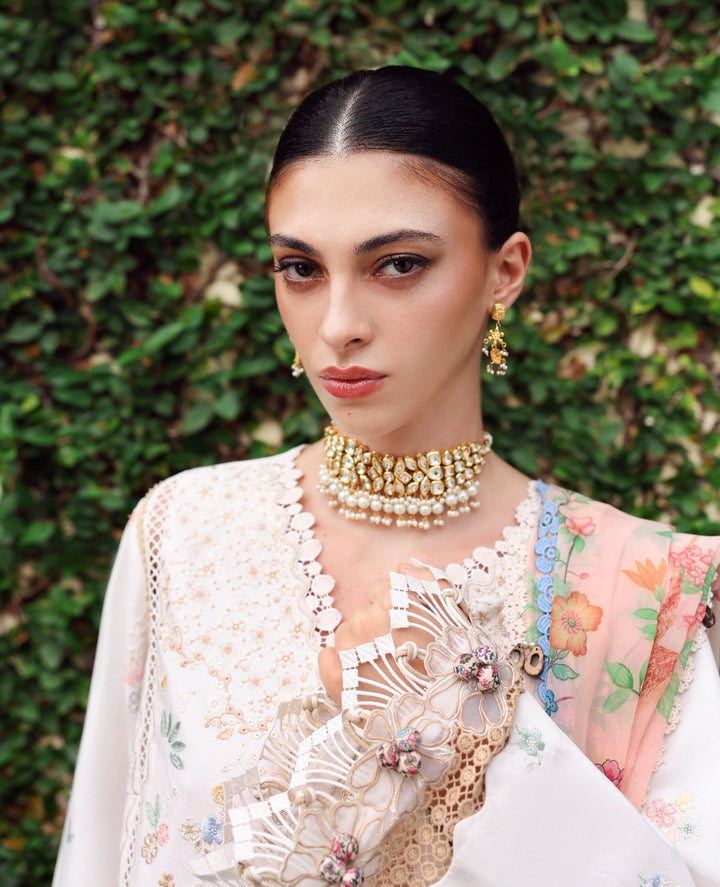 Republic Womenswear | Lilas Lawn 26 | Amaya - Luxury Dress - available at Maria Faisal in UK and USA.