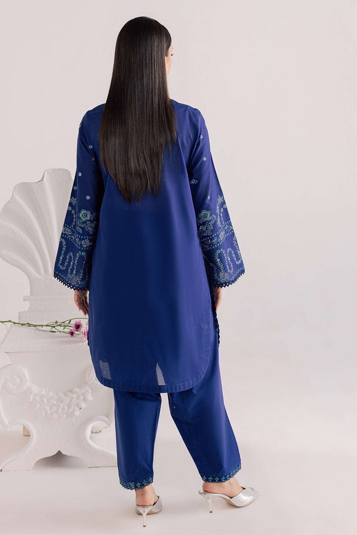 Nureh | Shades of Summer | NP-795 - Luxury Dress - available at Maria Faisal in UK and USA.