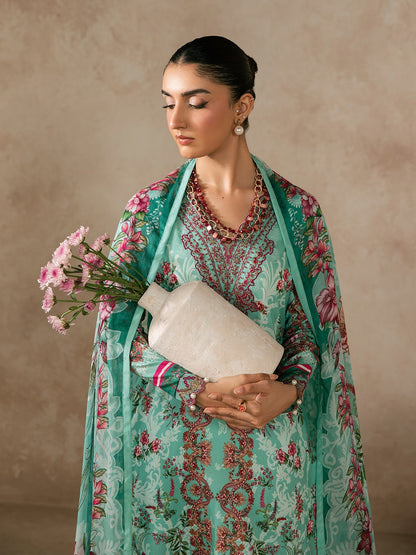 Gulaal | Syra Lawn 26 | Vaila D - 4 - Luxury Dress - available at Maria Faisal in UK and USA.