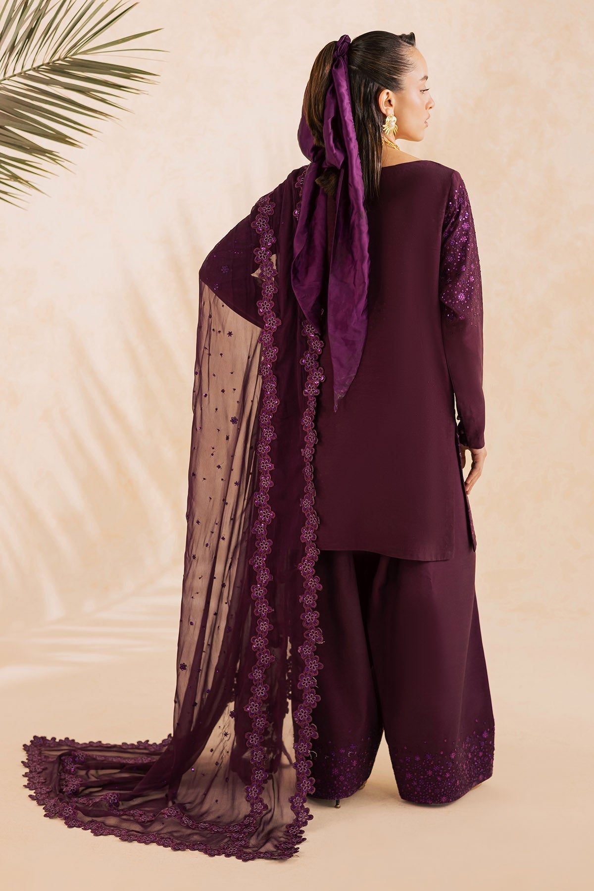 Nureh | Shades of Summer | NP-740 - Luxury Dress - available at Maria Faisal in UK and USA.