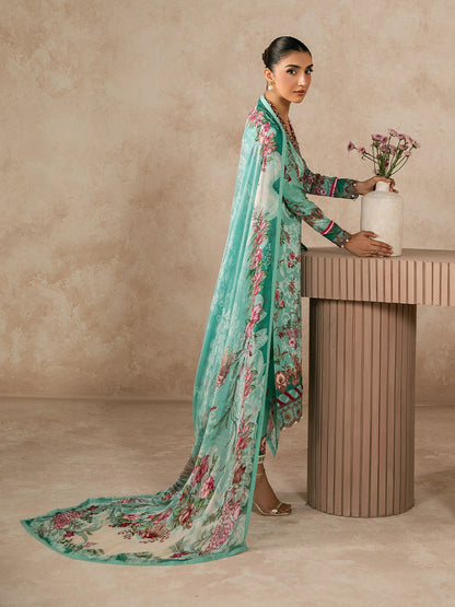 Gulaal | Syra Lawn 26 | Vaila D - 4 - Luxury Dress - available at Maria Faisal in UK and USA.