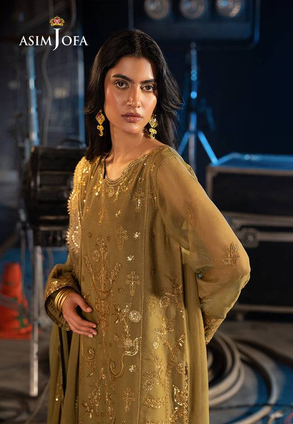 Asim Jofa | Festive Collection 25 | AJLF-15 by Maria Faisal - Registered Vendor of : Asim Jofa - type : Ladies Clothes - 100% original wedding dresses