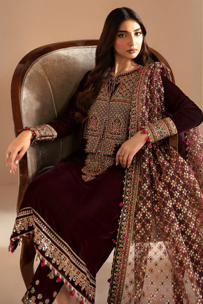 Jazmin | Velvet Edit 24 | VF-2022 - Ladies Clothes - Maria Faisal