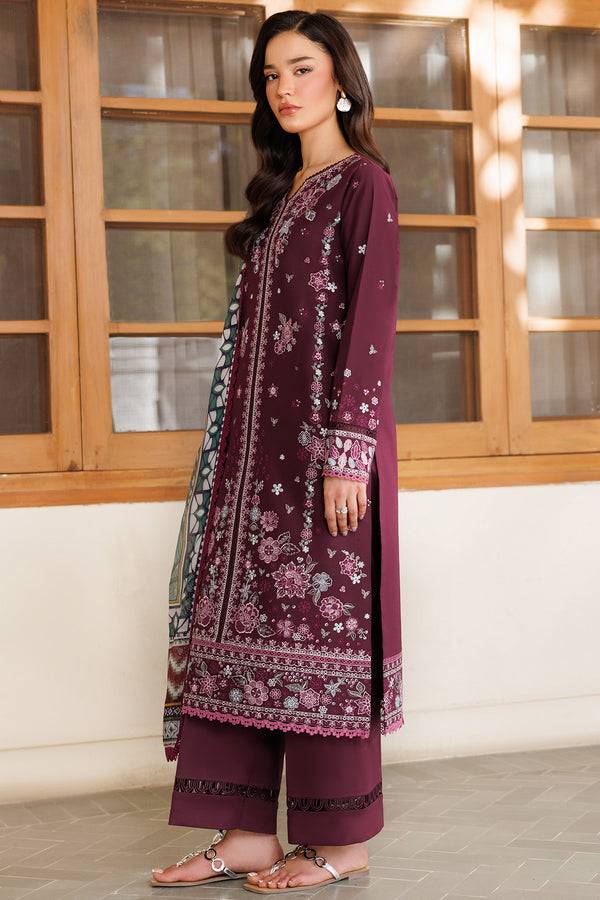 Farasha | Summer Weaves Embroidered Lawn | Burgandy Rush by Maria Faisal - Registered Vendor of : Farasha - type : Ladies Clothes - 100% original wedding dresses