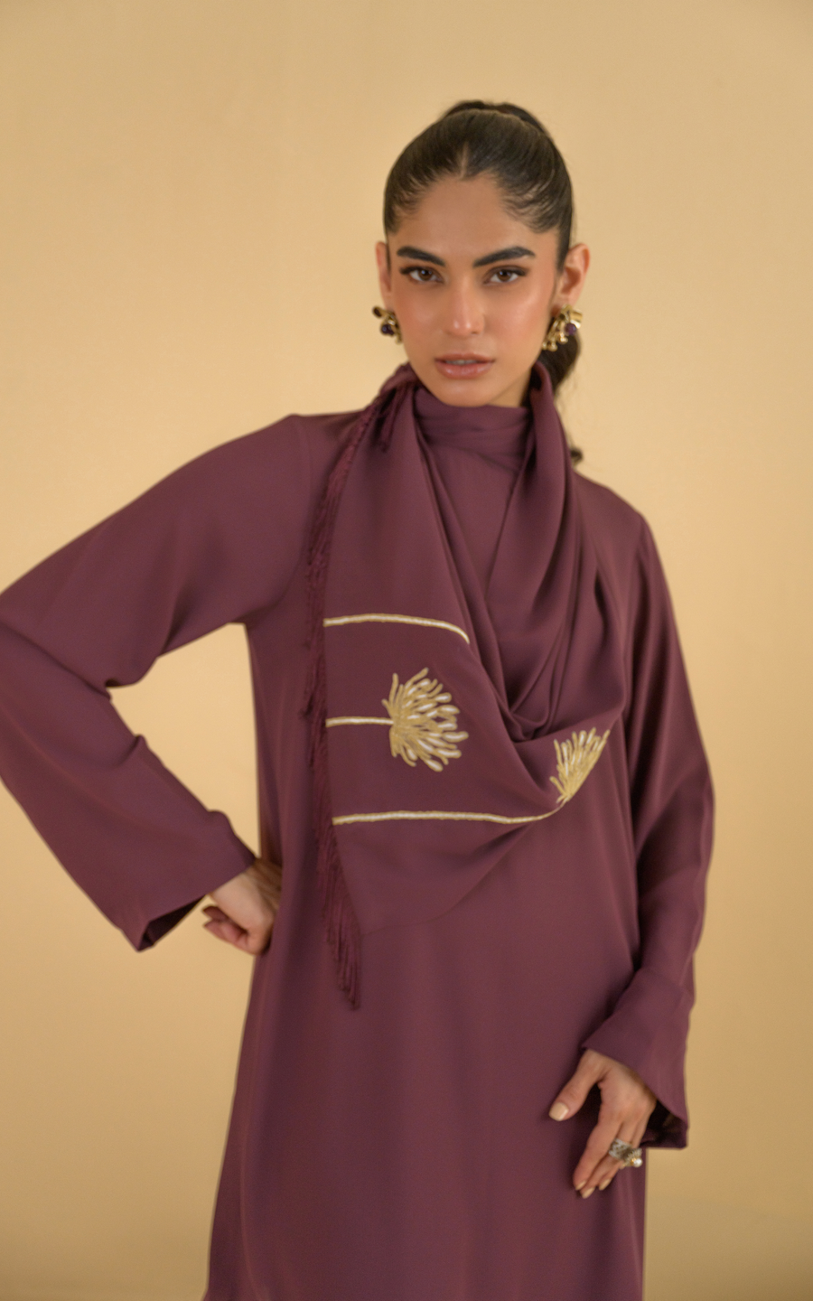 Sana Abbas | La Fiesta | Vanya - Luxury Dress - available at Maria Faisal in UK and USA.