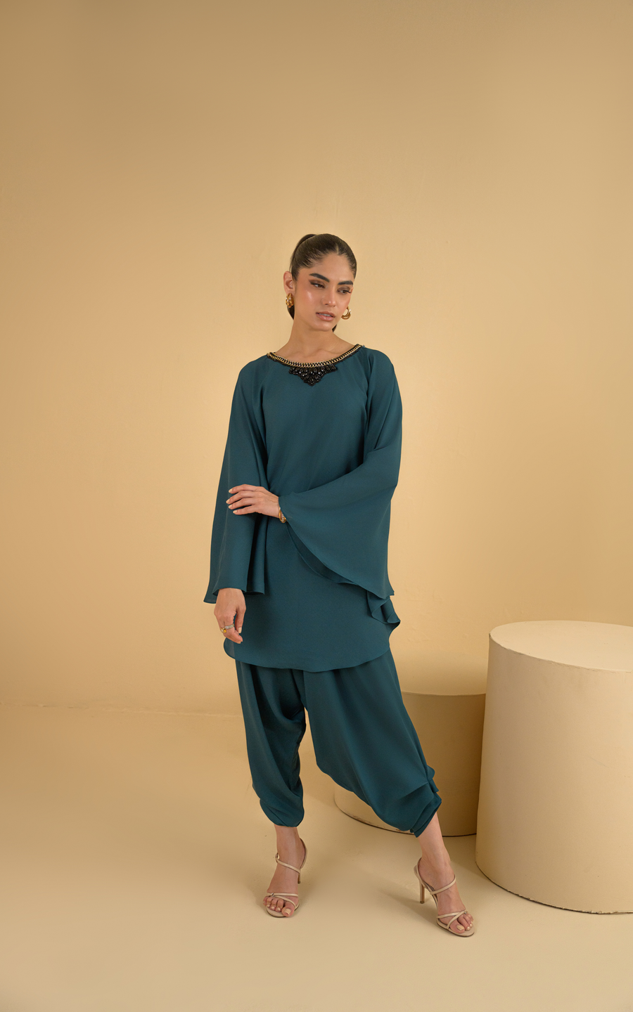 Sana Abbas | La Fiesta |Lira - Luxury Dress - available at Maria Faisal in UK and USA.