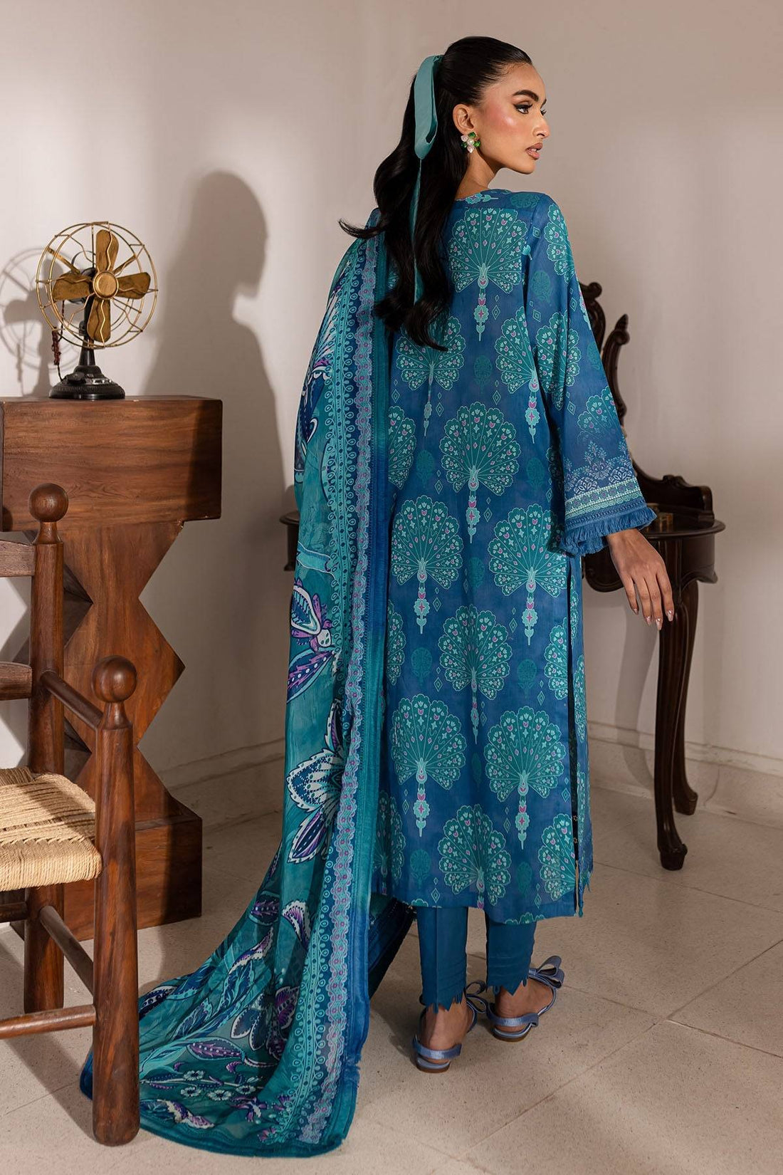 Nureh | Printed Lawn 25 | SP-145 by Maria Faisal - Registered Vendor of : Nureh - type : Ladies Clothes - 100% original wedding dresses