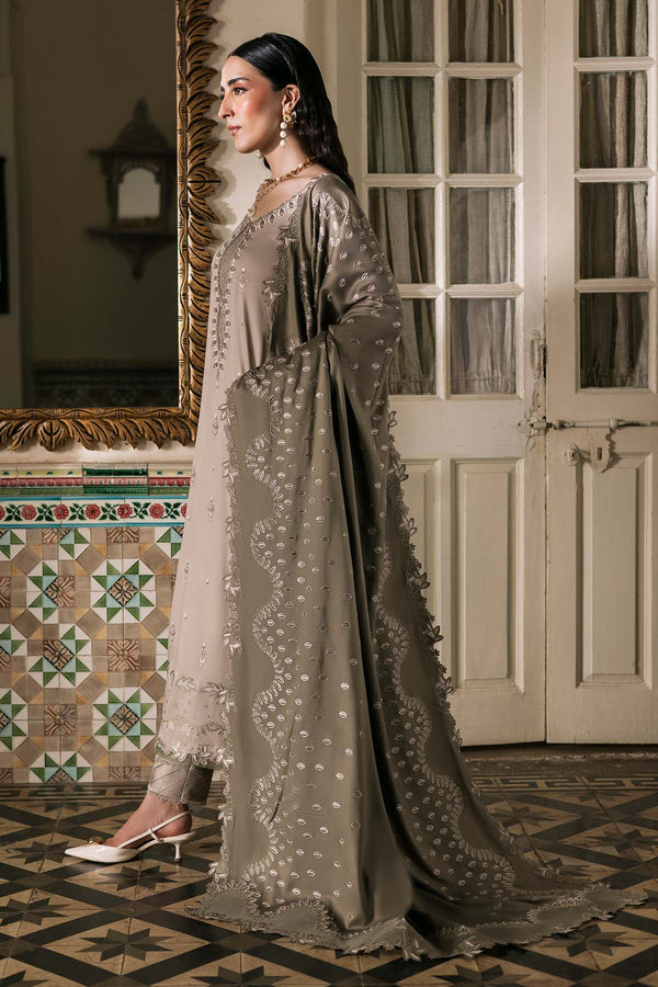 Nureh | Exclusive Winter 25 | NE-178 - Casual Dress - available at Maria Faisal in UK and USA.