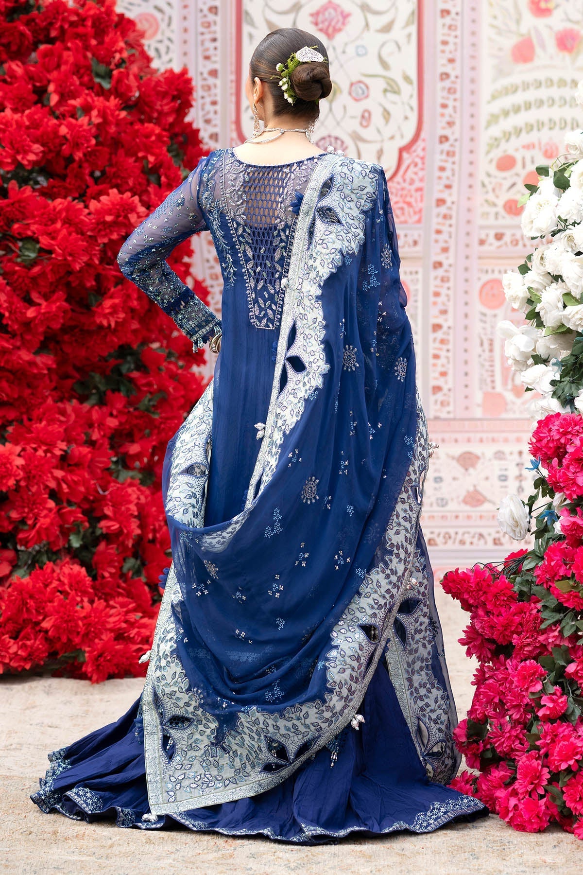 Nureh | Jhoomro Formals |NL-99 Mia - Formal Dress - available at Maria Faisal in UK and USA.