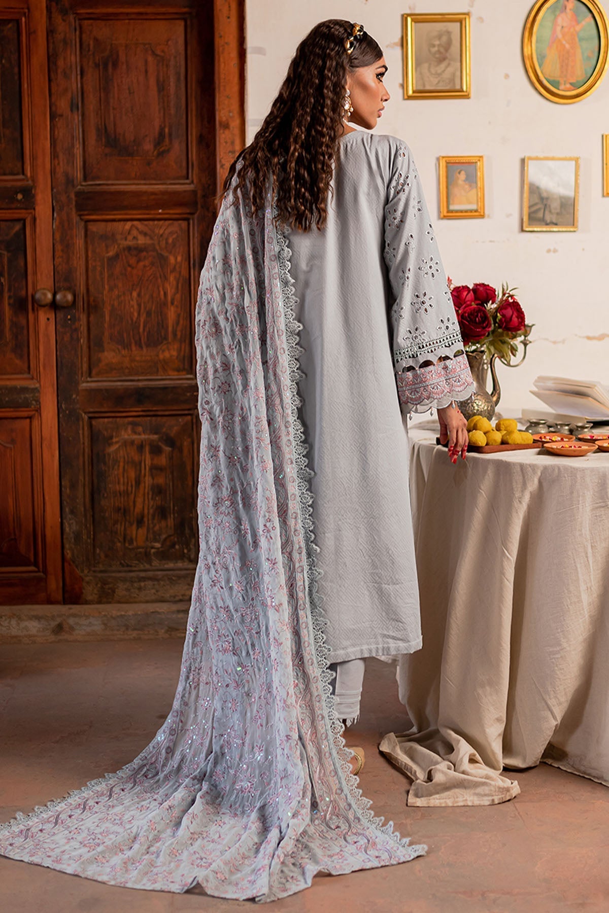 Nureh | Lawn Jacquard | NS-79 - Ladies Clothes 
