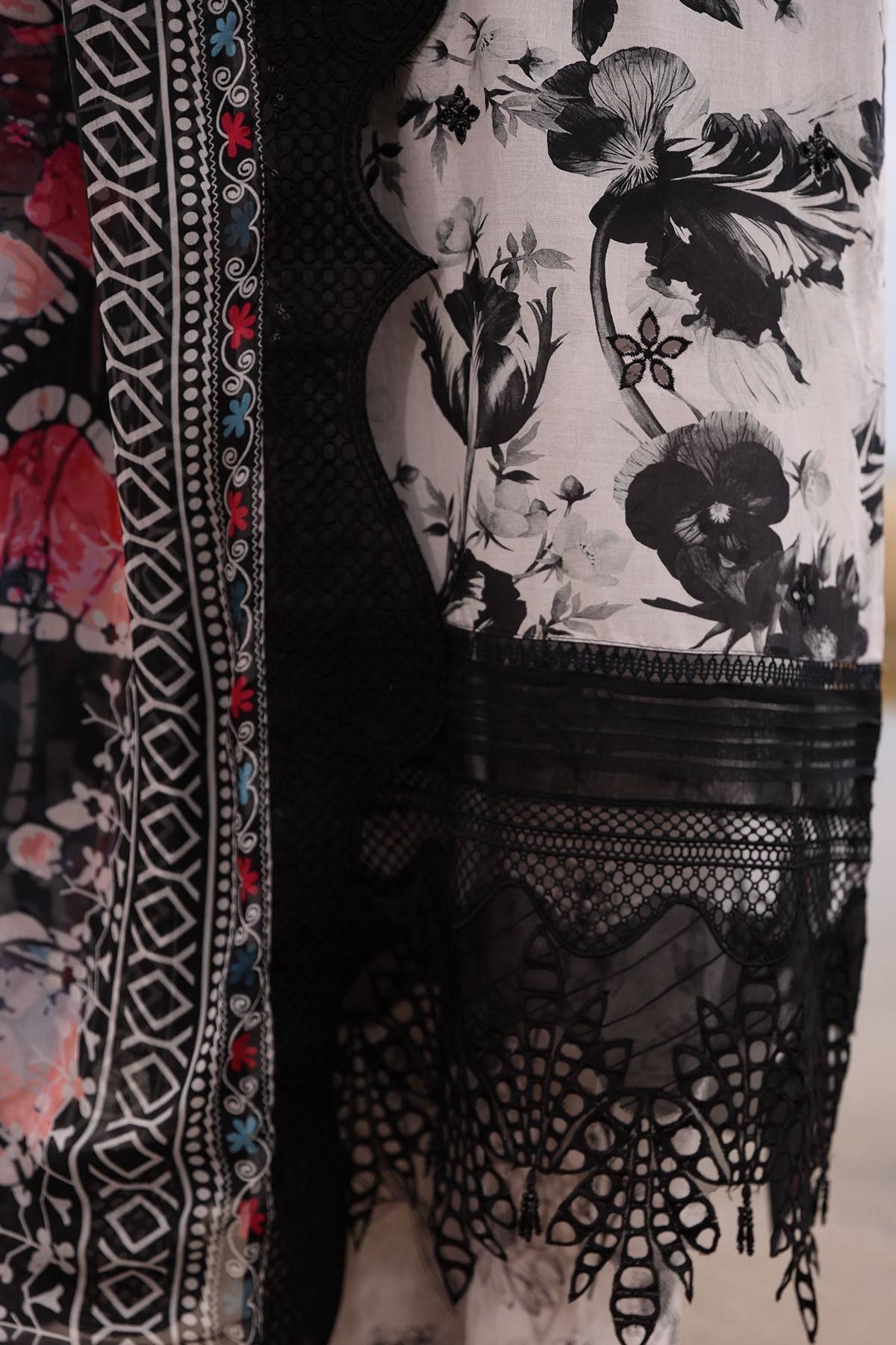 Nureh | Gardenia Embroidered Lawn 25 | NSG-175 by Maria Faisal - Registered Vendor of : Nureh - type : Ladies Clothes - 100% original wedding dresses