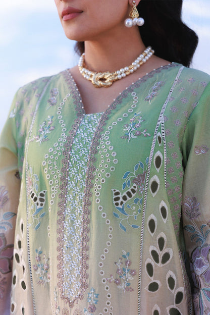 Nureh | Aman Luxe | Emelfie NE-228 - Luxury Dress - available at Maria Faisal in UK and USA.