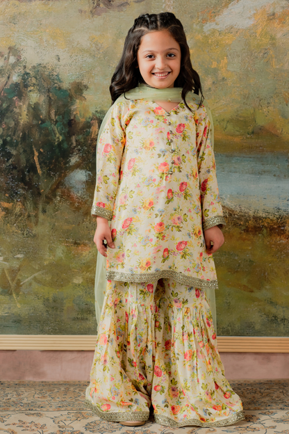 KKG-222 - by Maria Faisal - Registered Vendor of : Kastoor Kids - 100% Original Designer Dress.