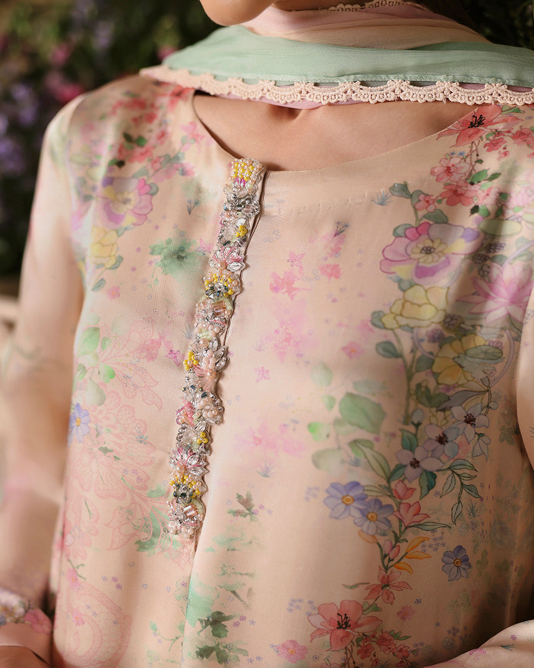 Faiza Saqlain | Serina Luxe | Aeni - Formal Dress - available at Maria Faisal in UK and USA.