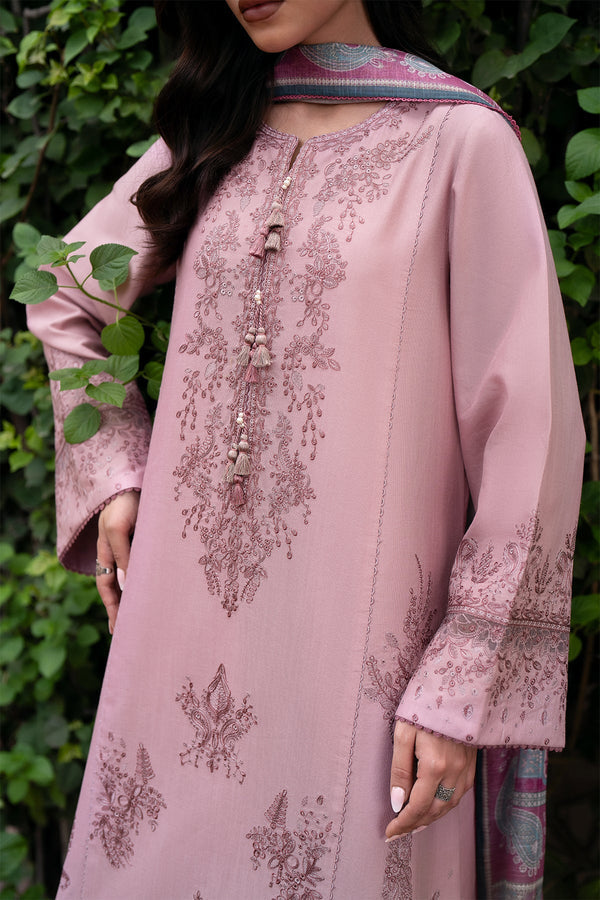 Jazmin | Winter Edition 24 | KHADDAR UW-0061 - Designer Dress with Intricate embroidery and embellishments. Shop elegent wedding dress at Maria Faisal.