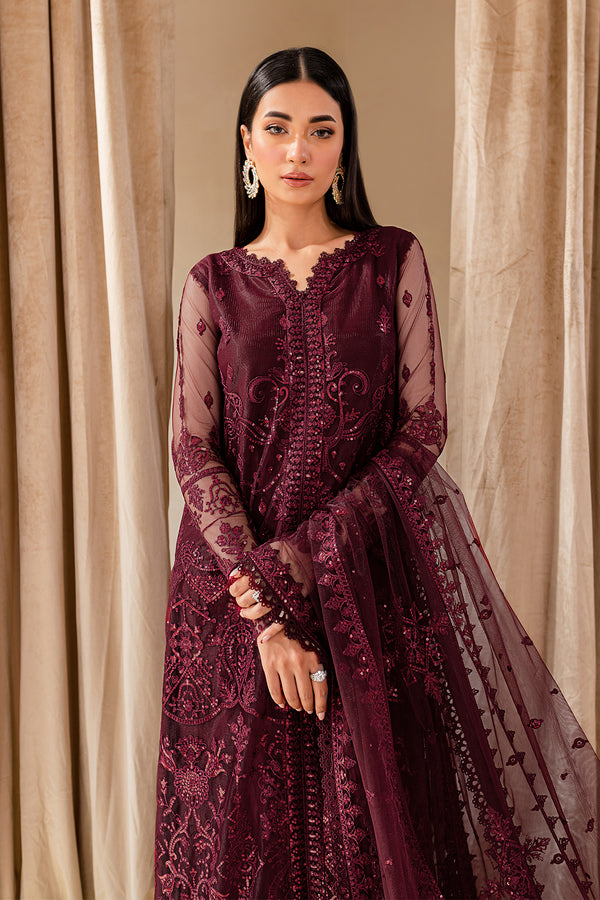 Farasha | Lumiere Formals | CYRA - Designer Dress with Intricate embroidery and embellishments. Shop elegent wedding dress at Maria Faisal.