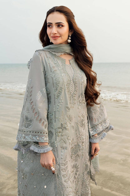 Nureh | Khuwab Luxury Lawn | NE-145 by Maria Faisal - Registered Vendor of : Nureh - type : Ladies Clothes - 100% original wedding dresses