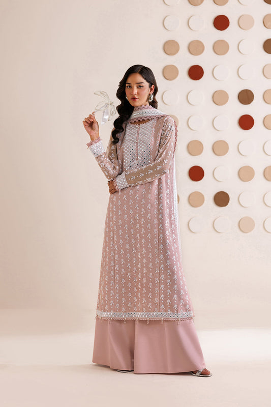 Farasha | Chiffon Threads 26 | BLUSH SAND - Formal Dress - available at Maria Faisal in UK and USA.