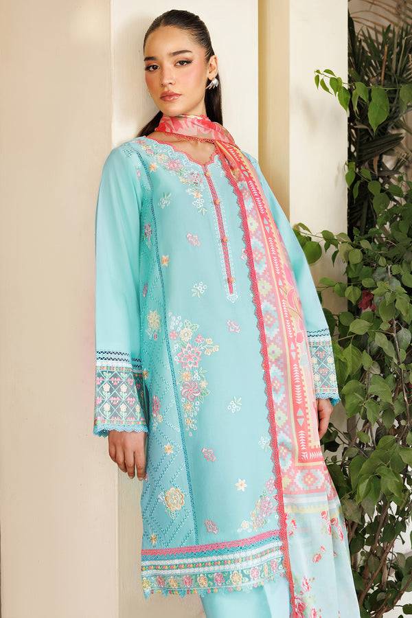 Farasha | Summer Weaves Embroidered Lawn | Ocean Veil by Maria Faisal - Registered Vendor of : Farasha - type : Ladies Clothes - 100% original wedding dresses