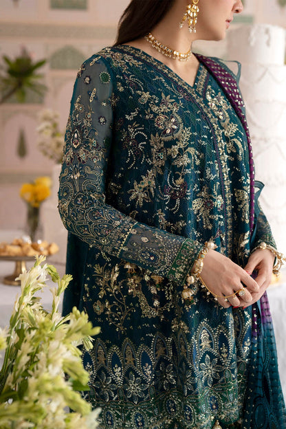 Nureh | Jhoomro Formals |NL-94 Amania - Formal Dress - available at Maria Faisal in UK and USA.