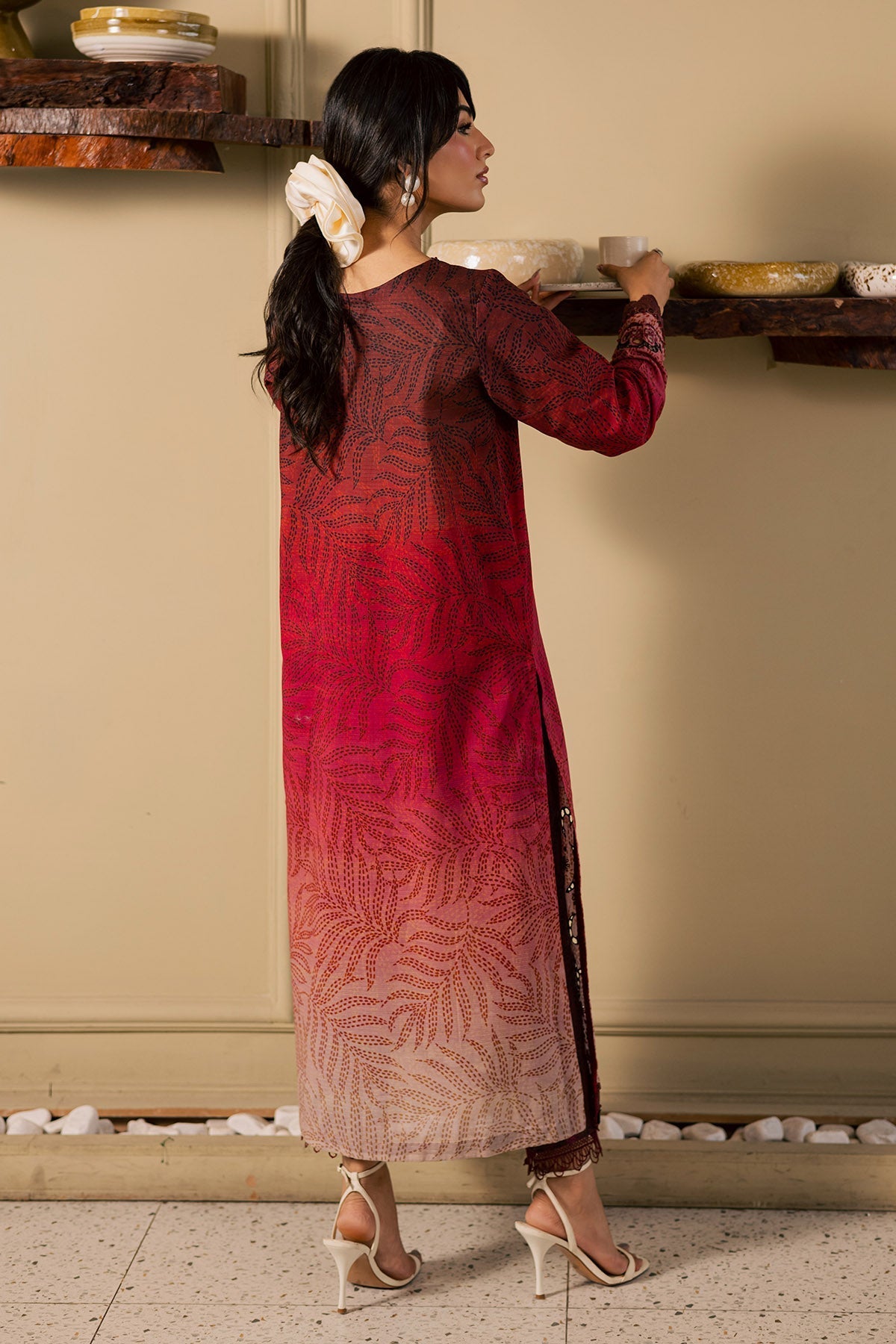 Nureh | Ballerina Summer 26 | NU2-198 - Dress - available at Maria Faisal in UK and USA.