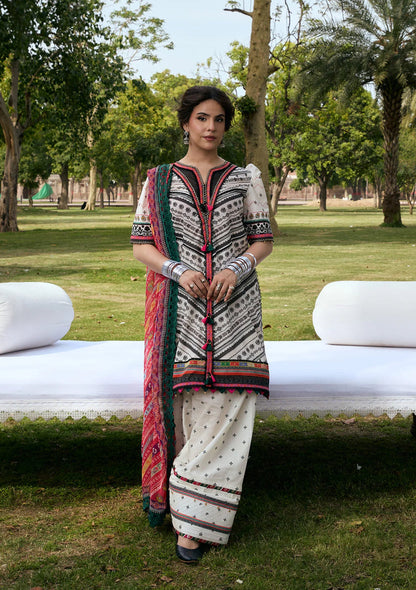 Kahf Premium | Prints Collection 26 | KPS-2B MEHRUBA - Luxury Dress - available at Maria Faisal in UK and USA.