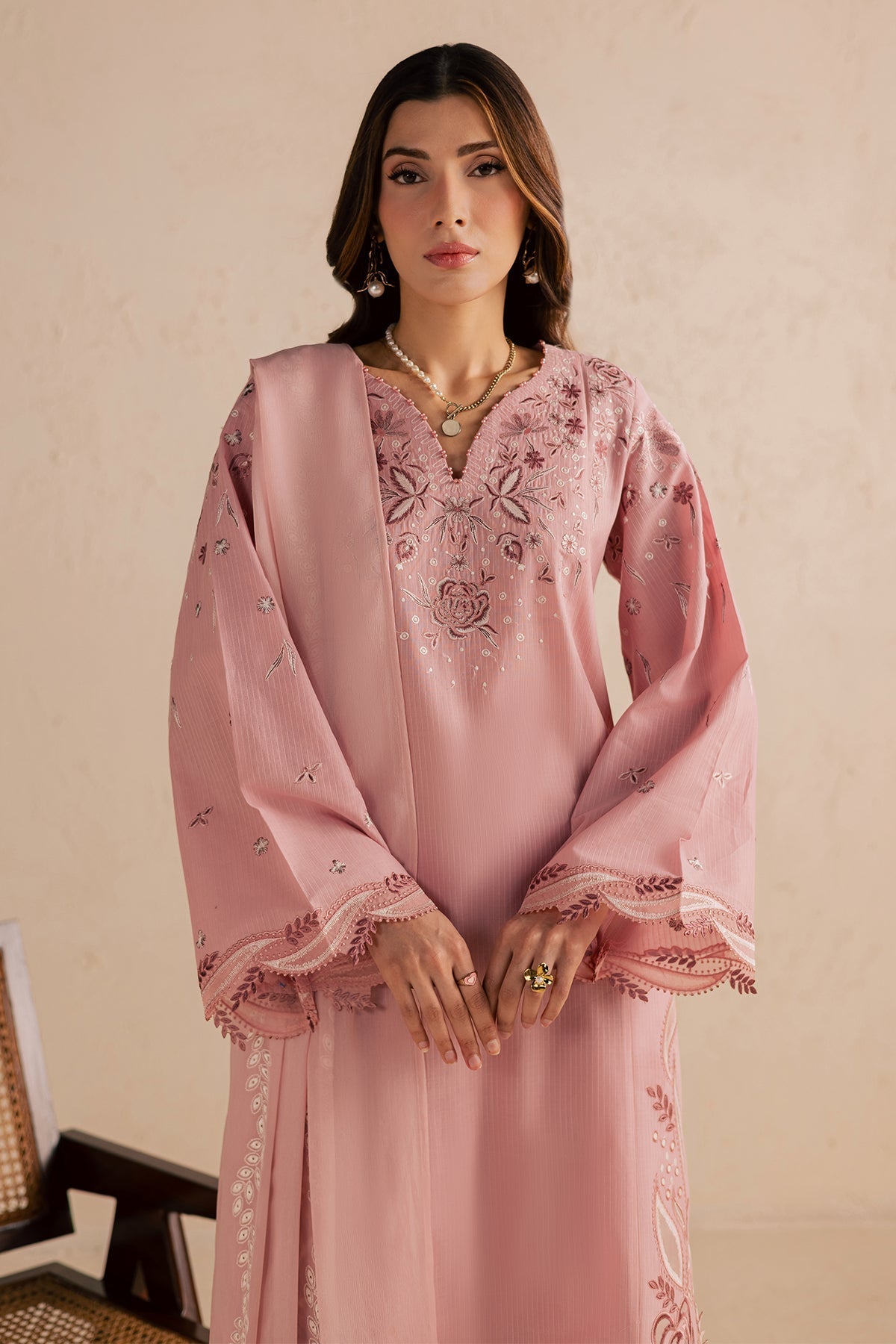 Nureh | Shades of Summer | NP-778 - Luxury Dress - available at Maria Faisal in UK and USA.