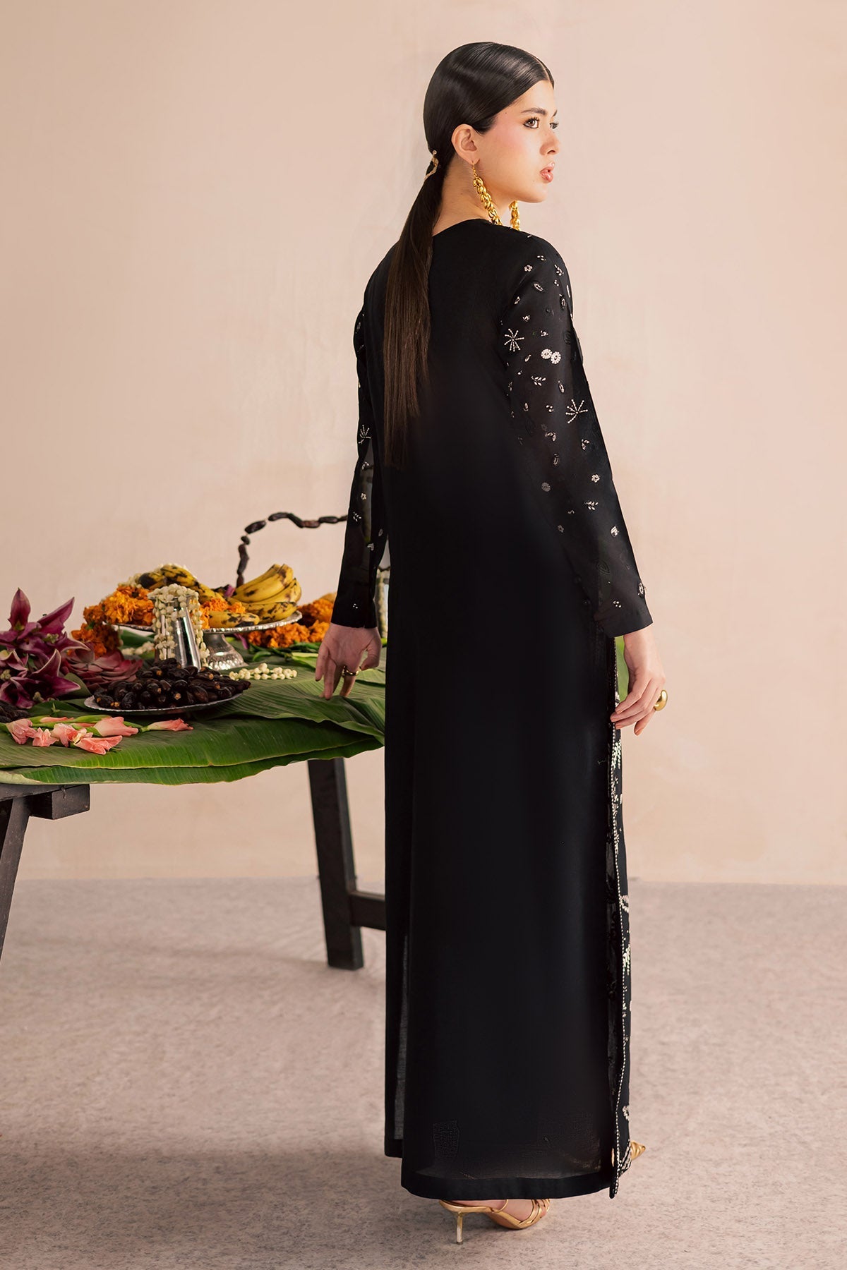 Nureh | Shades of Summer | NP-794 - Luxury Dress - available at Maria Faisal in UK and USA.