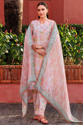 Farasha | Printed Essentials | Peach Glow by Maria Faisal - Registered Vendor of : Farasha - type : Ladies Clothes - 100% original wedding dresses