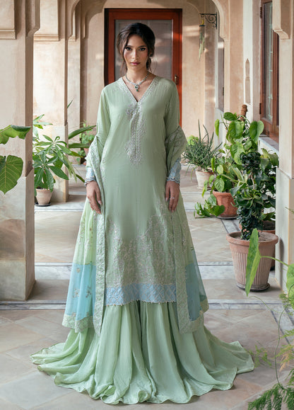 Sahane | Rusukh Premium Formals 26 | FU6605 Mehrma - RUSUKH - Formal Dress - available at Maria Faisal in UK and USA.