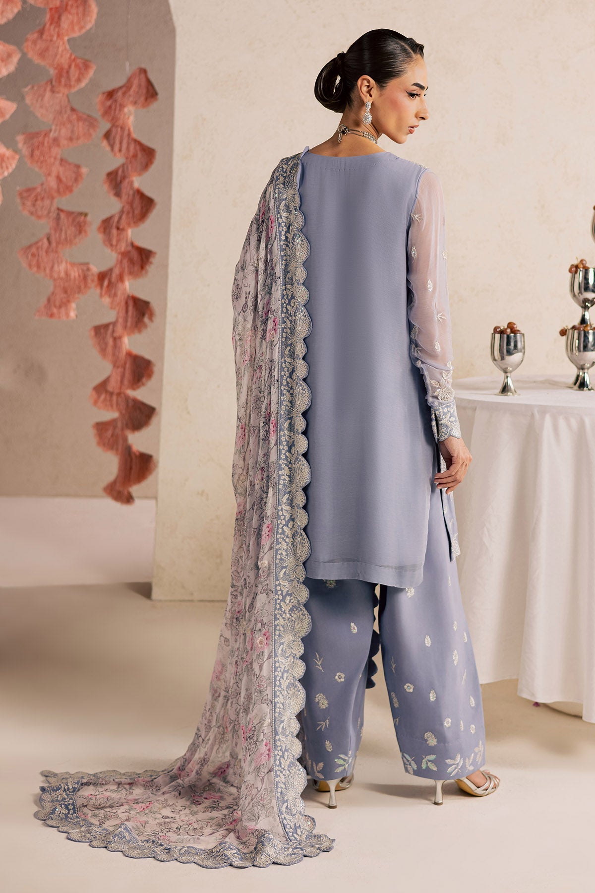 Nureh | Fancy Formal 26 | NP-813 - Formal Dress - available at Maria Faisal in UK and USA.