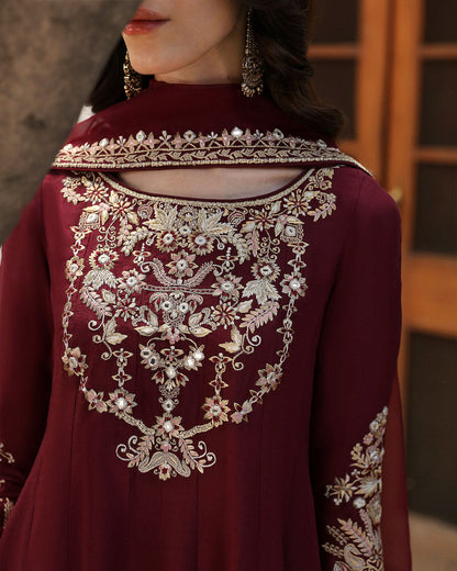 Faiza Saqlain | Mehermah Luxe Formals | Norine - Wedding Dress - Maria Faisal